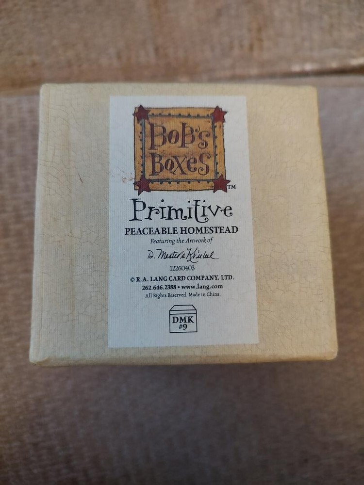 Bob’s Boxes Decorative Presentation Square Box Peaceable Homestead 3 1/4”