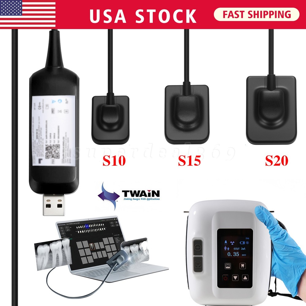 Dental X ray Sensor Digital Sensor Rayos Imaging System / Machine no Shield