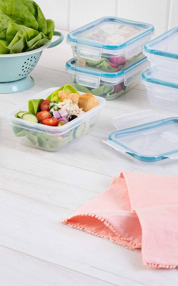 Snapware Total Solution 10-Pc Plastic Food Storage 10 PC Set, White