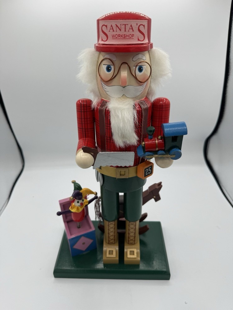 Workshop Santa Nutcracker 15 Inch Beautiful