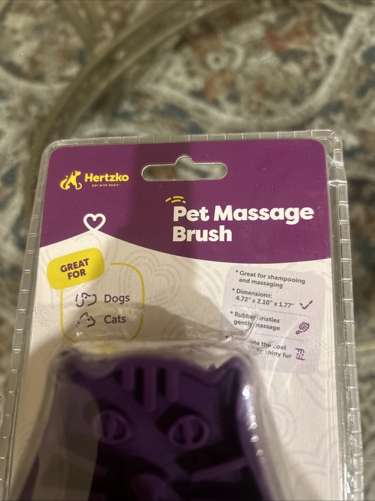 Hertzko pet massage brush New