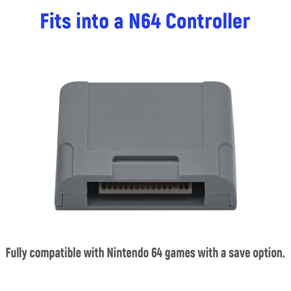 256KB Expansion Pack Memory Card for N64 Controller