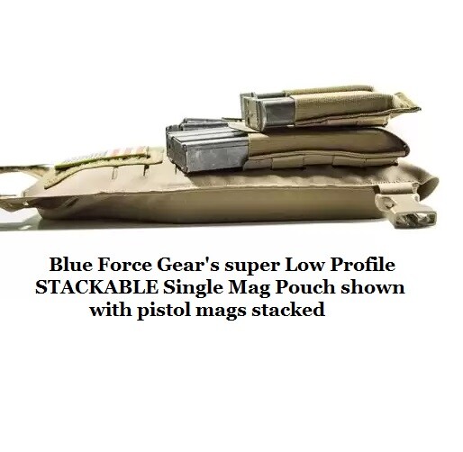 Blue Force Gear Ten Speed Stackable HW MOLLE Mount Single Rifle Mag Pouch -NEW
