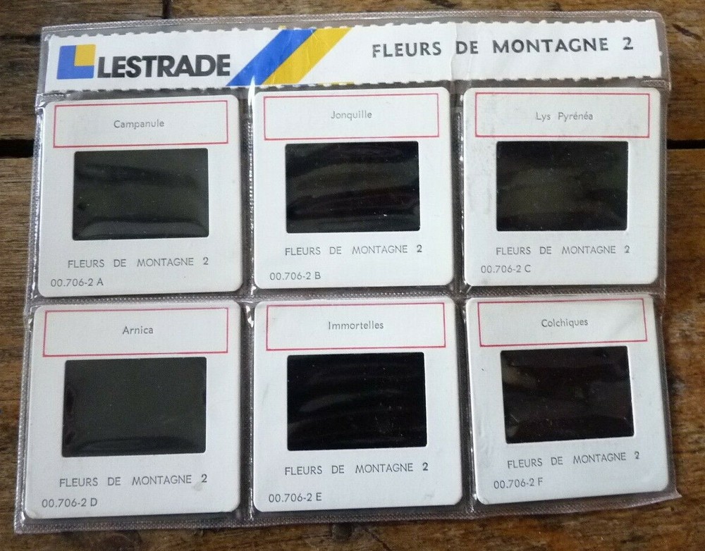 *Lestrade Slides Set / Mountain Flowers 2