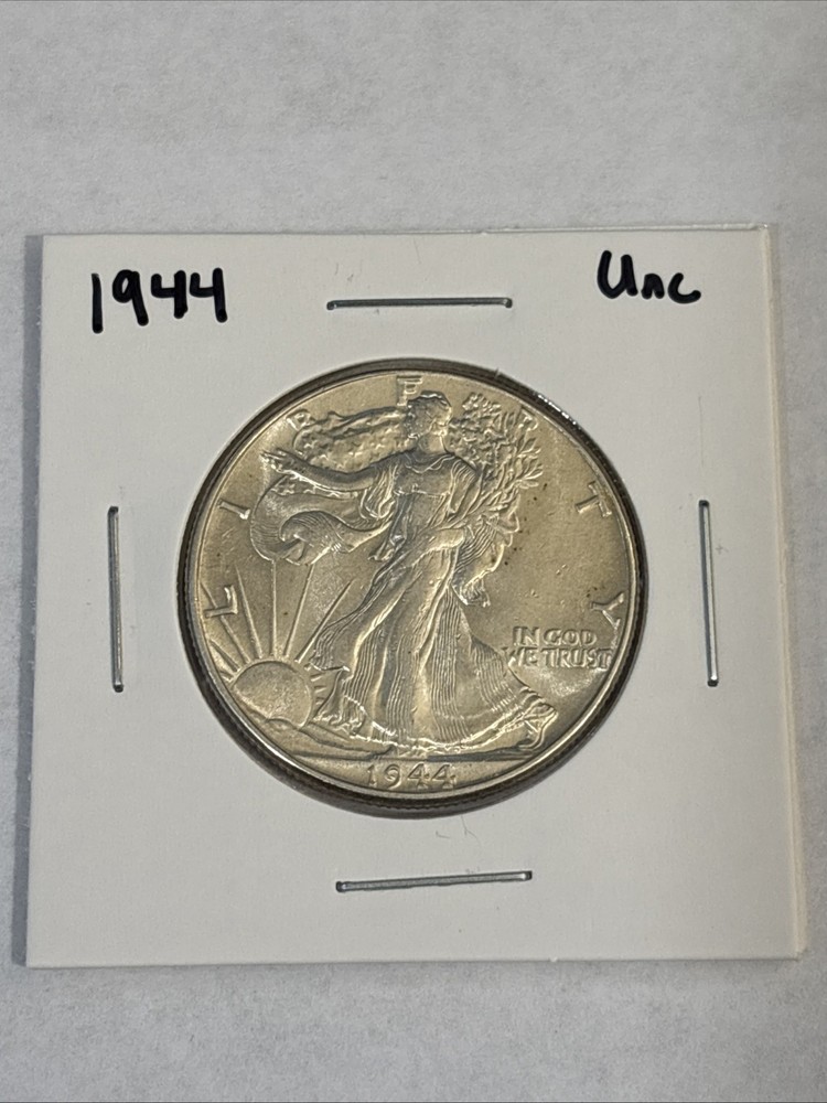 1944 50C Walking Liberty Half Dollar UNC