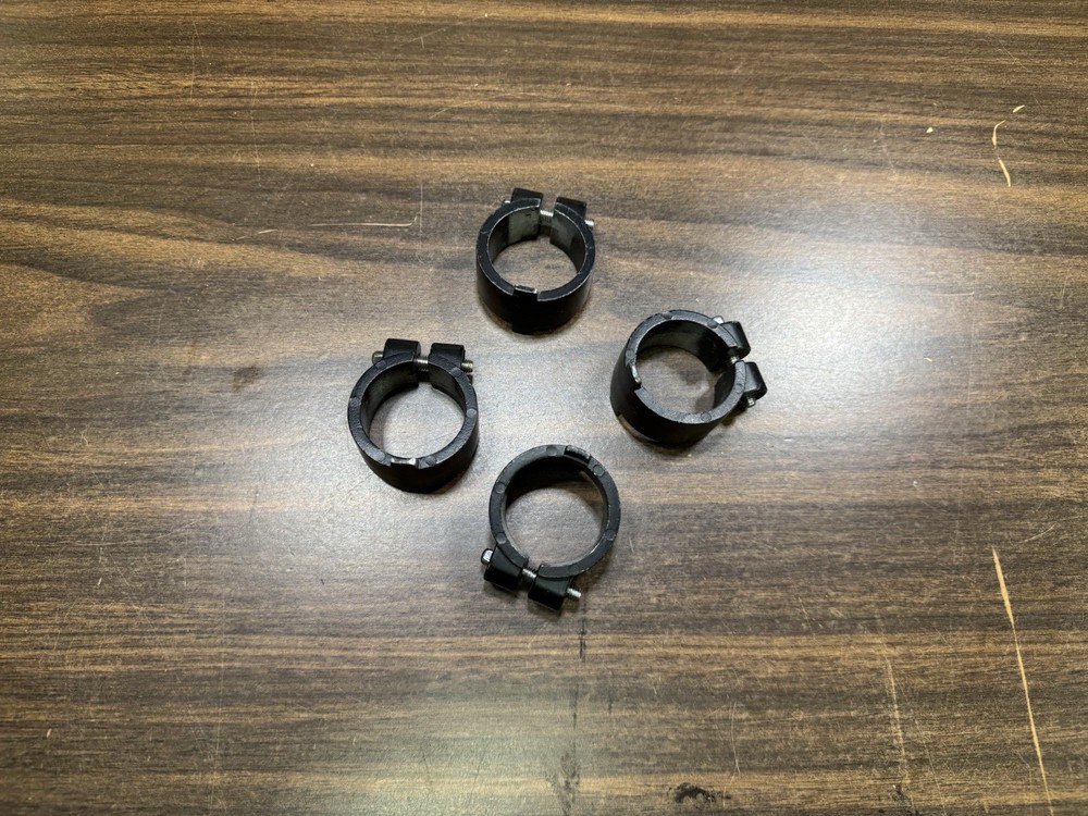 4 Pack - Gibraltar Rack Memory Lock Ring 1.5" - Black - 021926