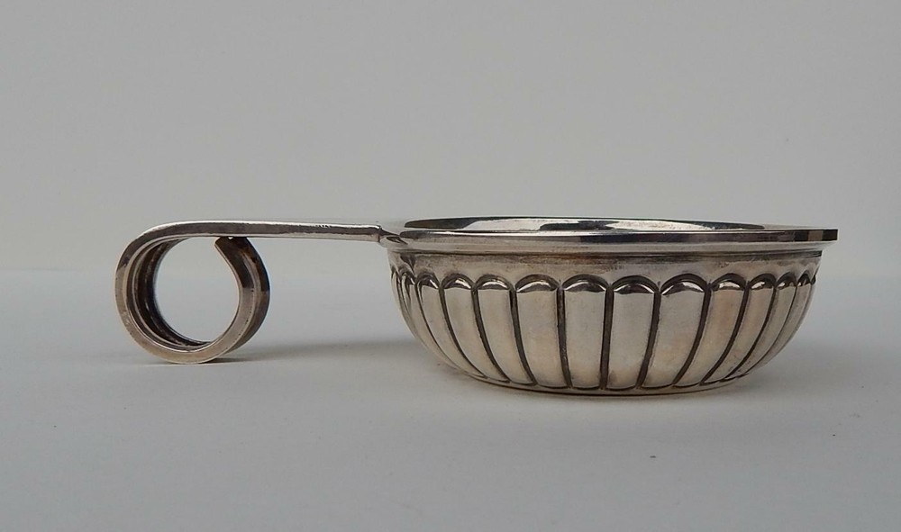 Mexican Sterling Wine Tasting Cup with Embedded Peso