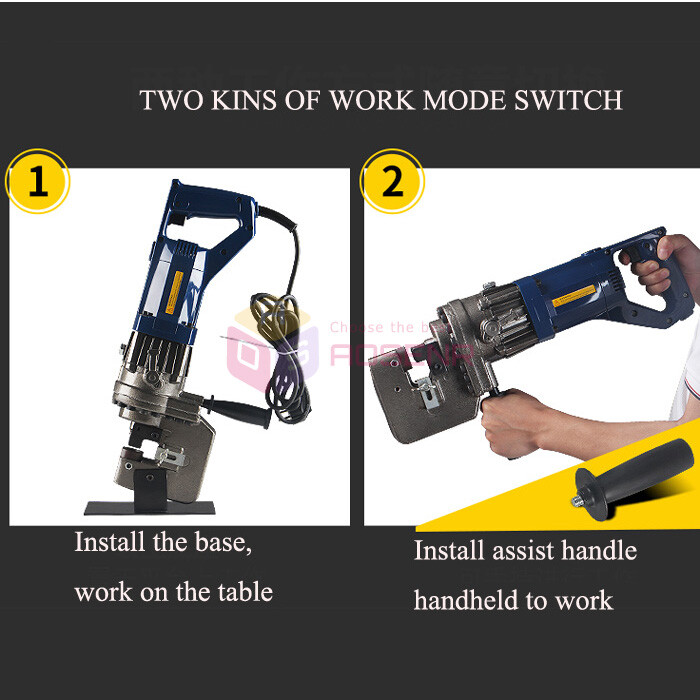 Portable Electric Hole Making Punch Tool Hydraulic Knockout Punch Driver Kit