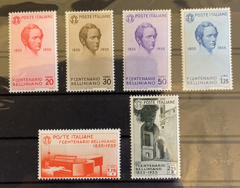 Italy 1935 Bellini Set Mint Hinged