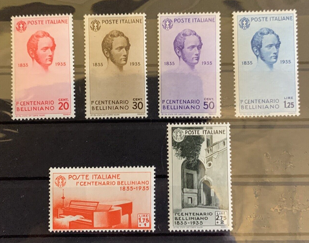 Italy 1935 Bellini Set Mint Hinged