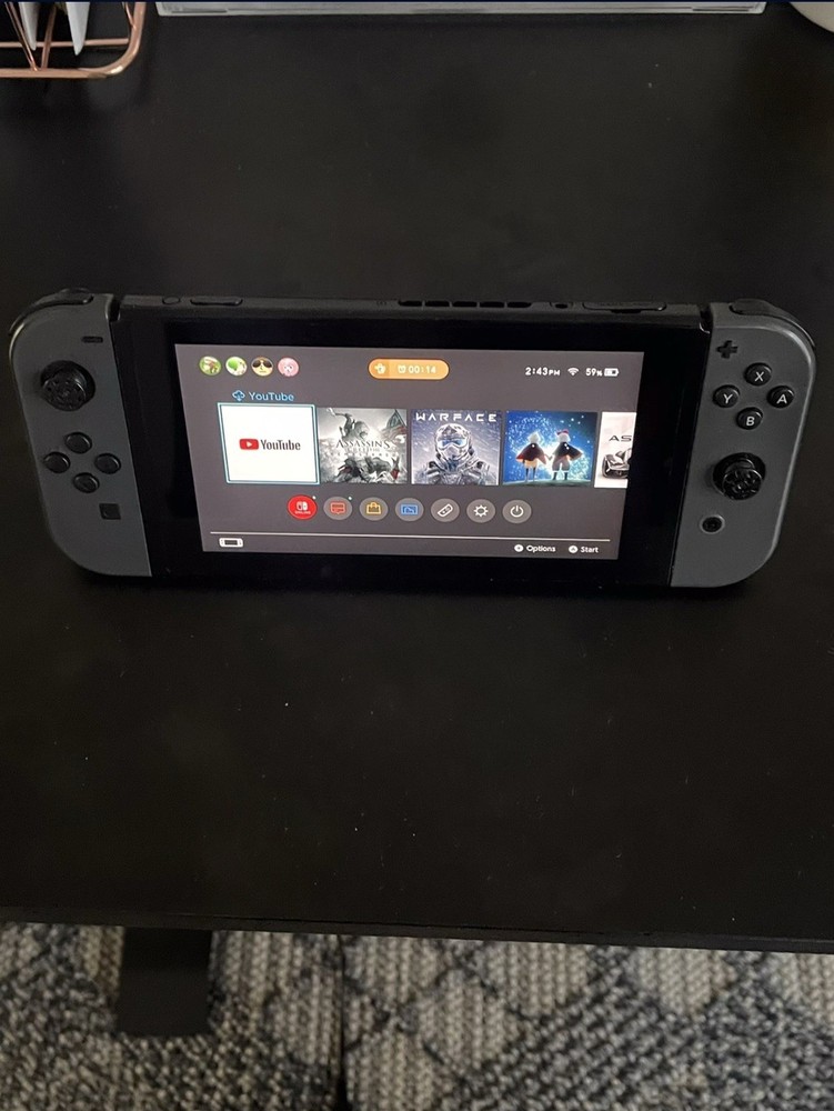 Nintendo Switch Console Bundle with Dock, SanDisk 128GB microSD Card, AC Adapter