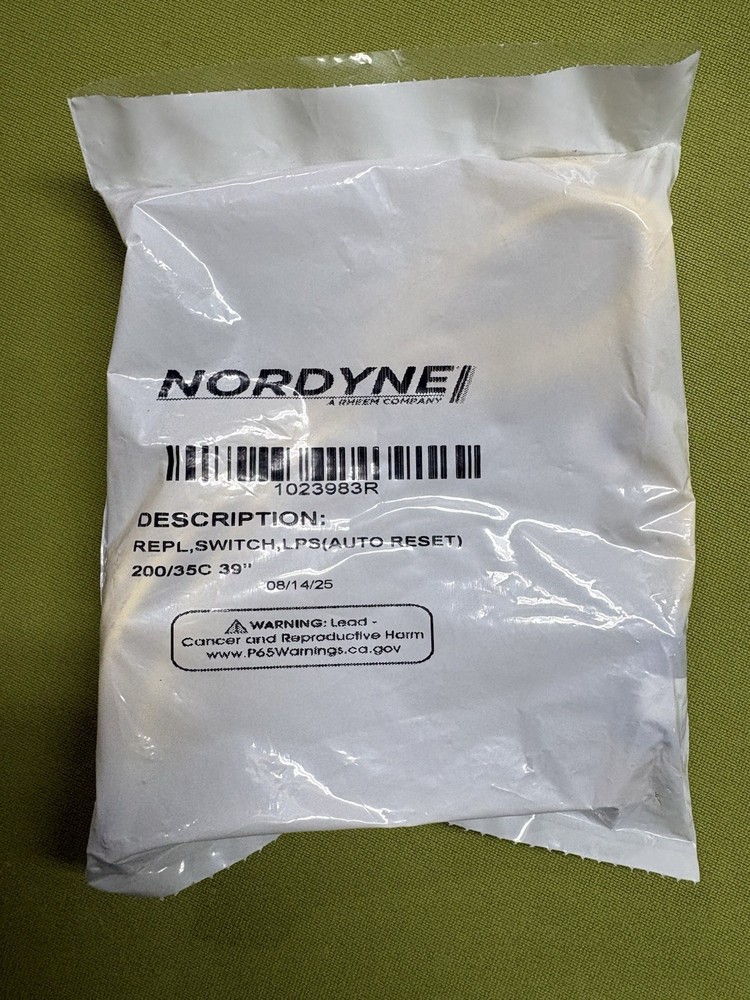 102398R Nordyne Low Pressure Switch