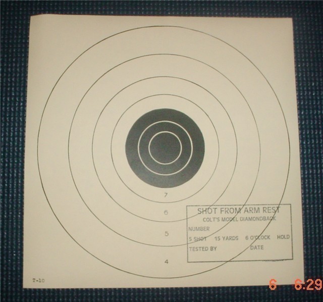 Colt Diamondback 10T Target