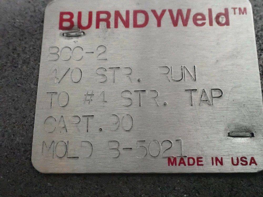 Burndy B-5021 Cable Mold *NEW
