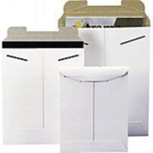 100 - 7x9"  #10SFW White Tab-Lock Original StayflatsÂ® Mailer