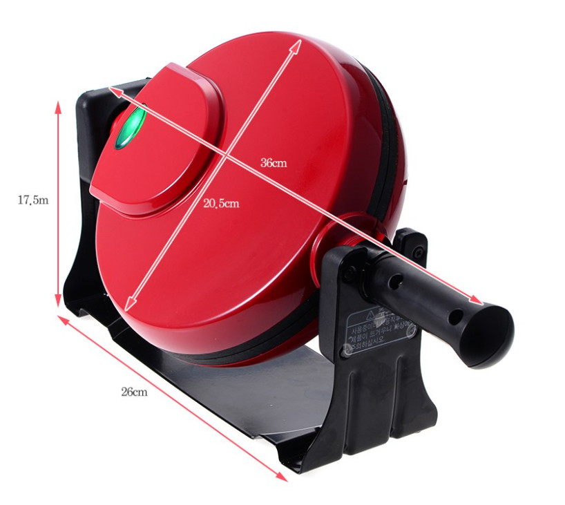 EUPA Waffle Maker Machine Belgian Cake Bread 180 rotating 220V(voltage) 900W