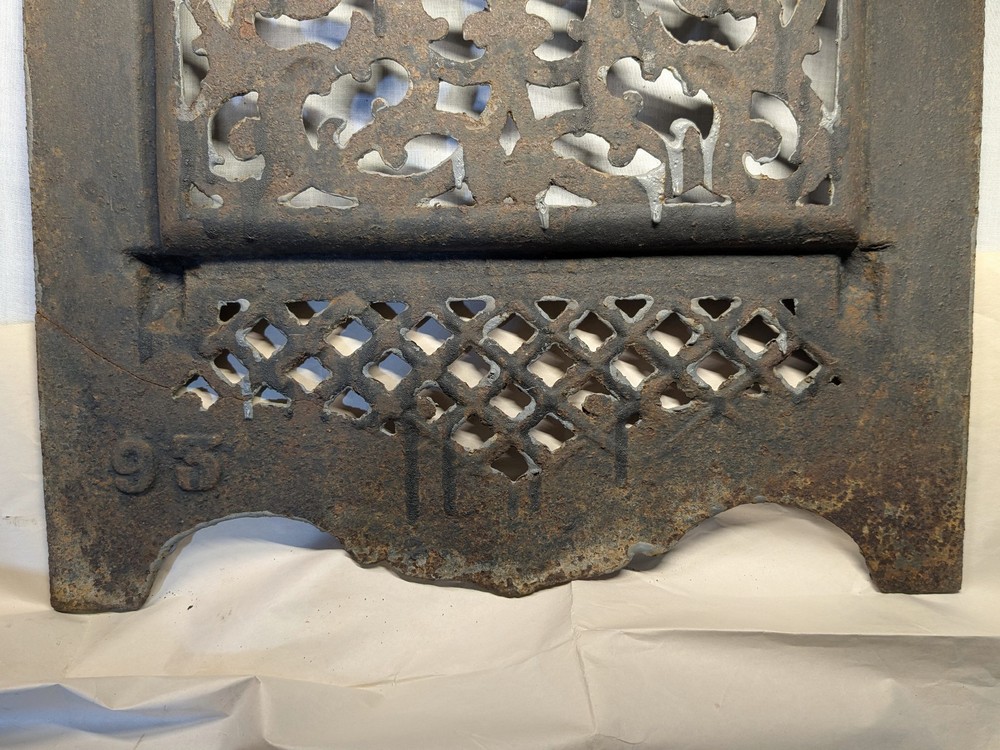 Antique Cast Iron Arched Fireplace Summer Front Cover