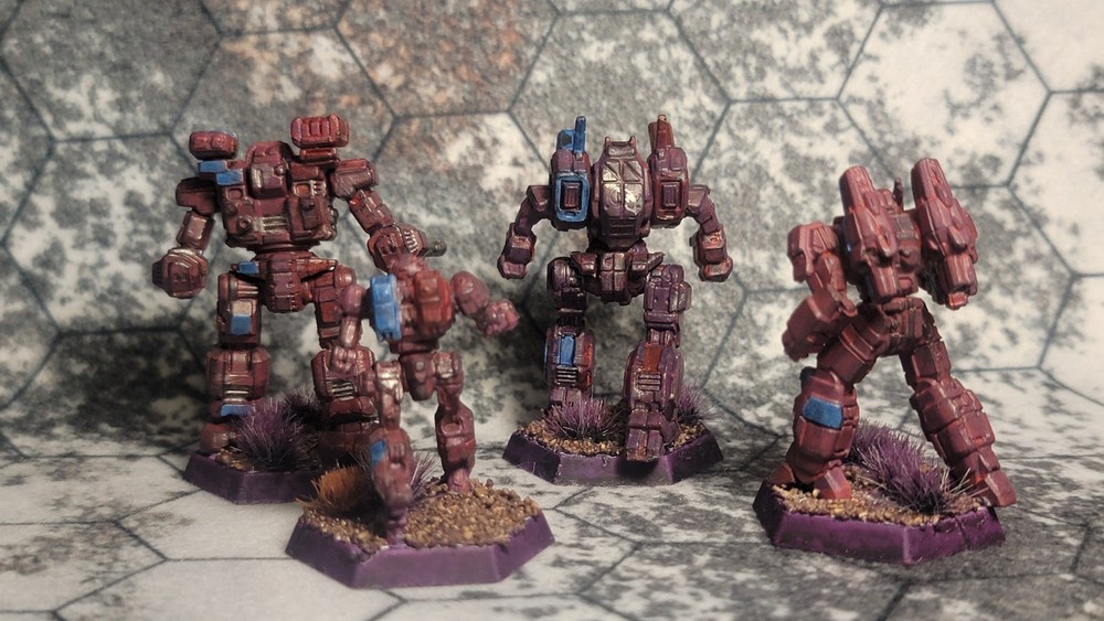 Battletech House Marik Lance Custom Painting