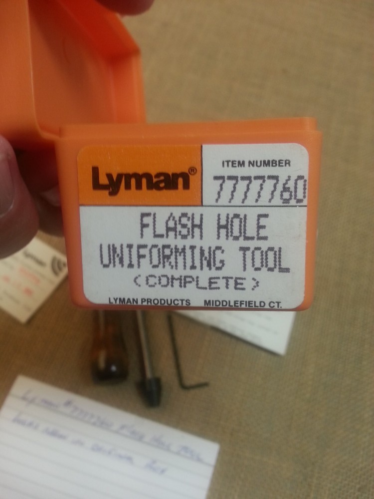 Lyman #7777760 Flash Hole Uniforming Tool #1