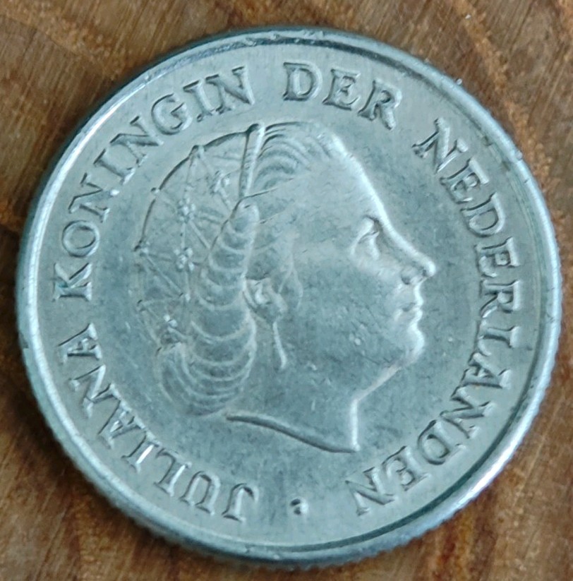 1951 Netherlands 10 Cent Coin #64