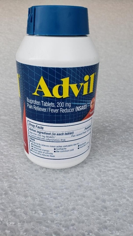 360 Advil Coated Tablets 200 Mg Pain Reliever