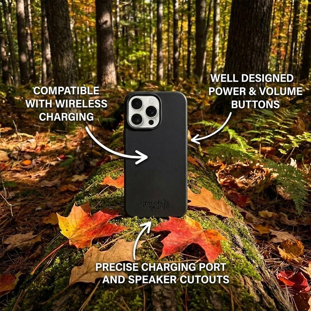 Eco by GranolaGear - Eco-Friendly Phone Case for iPhone 16e - Biodegradable, Com