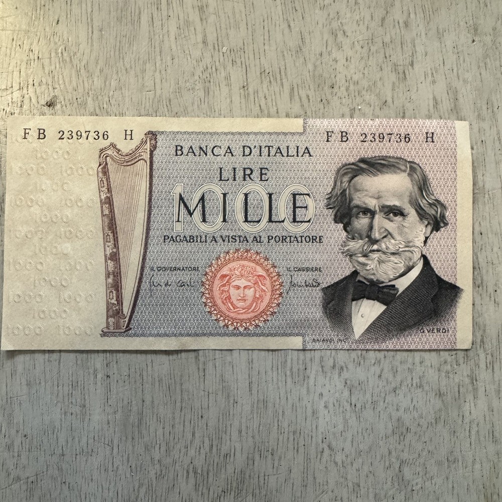 Italy 1000 Lire 1969