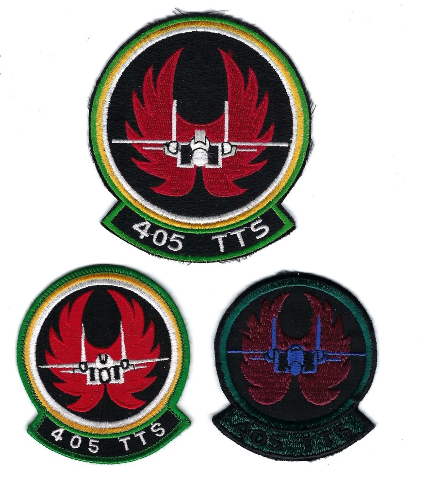 PATCH USAF   405TH TACTICAL TRAINING SQ TTS LUKE AFB X3    JT-38