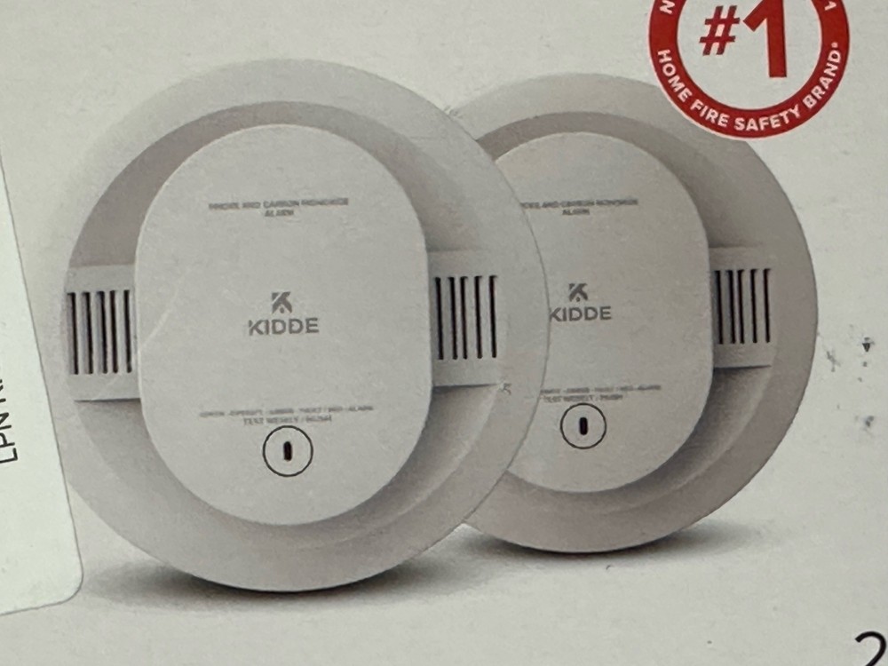 Kidde Smoke & Carbon Monoxide Detector, AA Battery Powered, 2 Pack