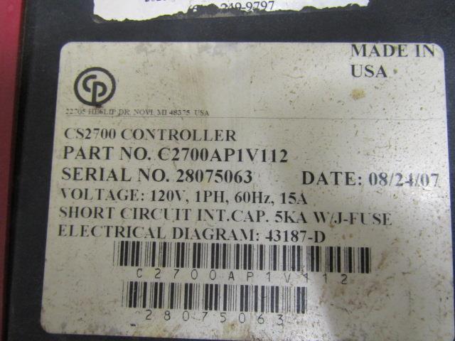 Chicago Pneumatic CS2700 Torque Wrench Nutrunner & Controller C2700AP1V112
