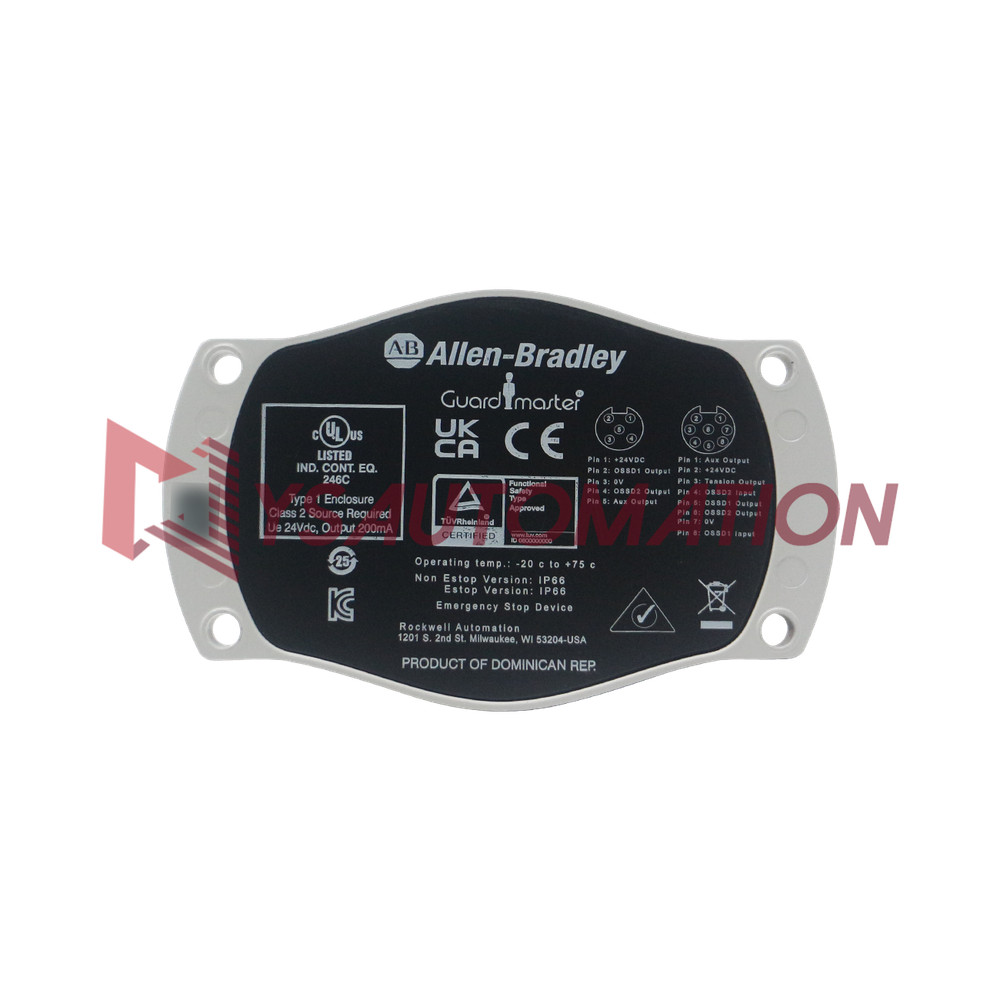 YG Allen Bradley 440E-LL5SE5 Ser.A Lifeline 5 Safety Cable Pull Switch PNP OSSD