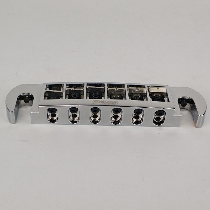 Wilkinson WOGT3 Tailpiece Bridge Guitar Chrome Silver Adjustable Wrap-around