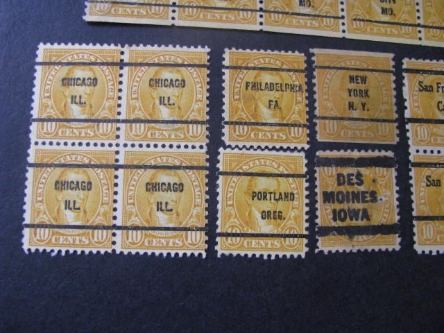 US Stamps Assorted Monroe Issues..Free International Shipping!
