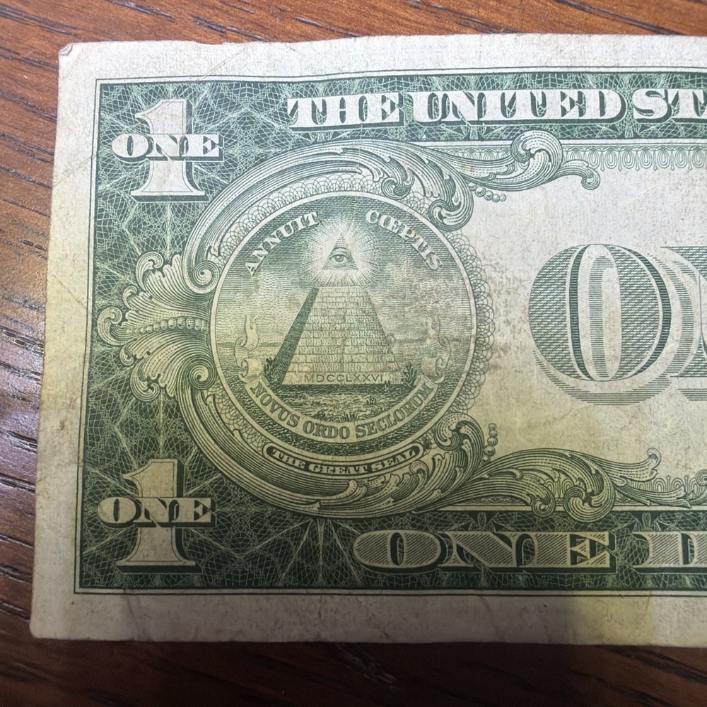 Series 1935 C One Dollar Bill Silver Certificate Blue Seal