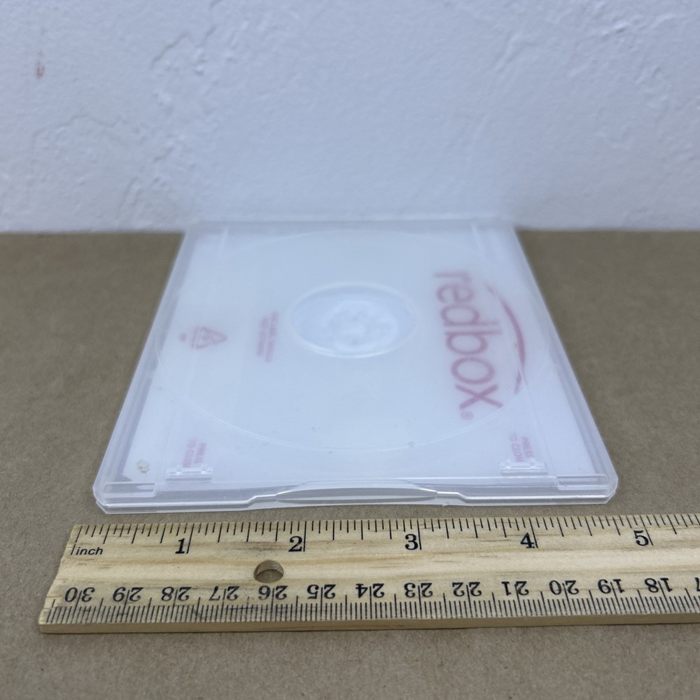 1 Empty Redbox CD/DVD/Blu-ray Disc Case Hard Plastic RARE OOP