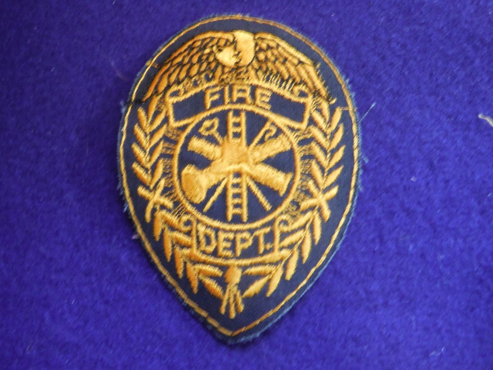 Vintage Gemsco Fire Department embroidered patch