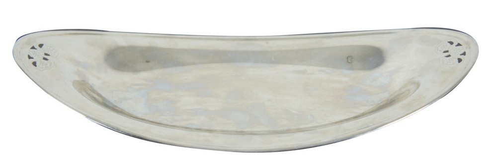Farberware Stainless Steel Oval Bread Dish Tray Serving Plate 13"