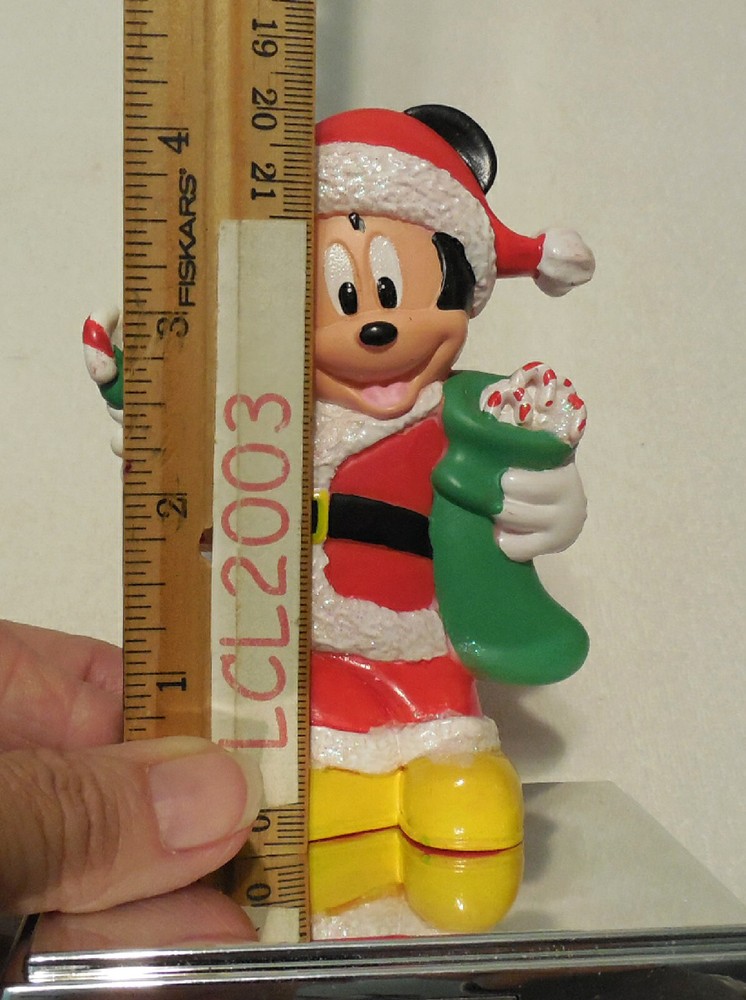 Disney Mickey Mouse Stocking Hanger Retractable Hook Christmas