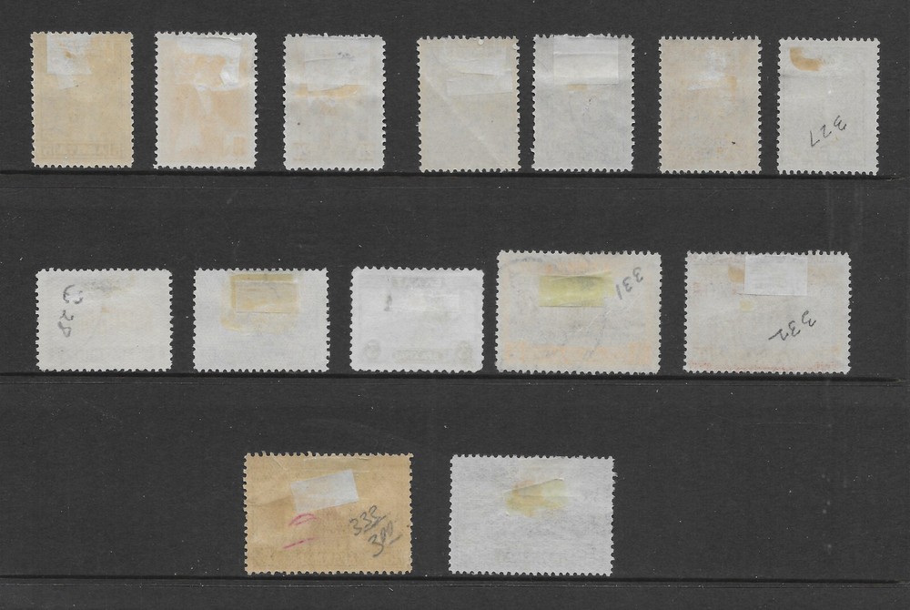 GREECE SCOTT 321 - 334 MINT/USED SET - 1927 ISSUE