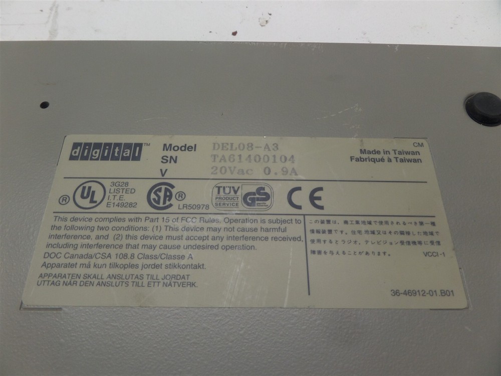 Digital EtherWorks Hub 8T DEL08-A3 8 ports