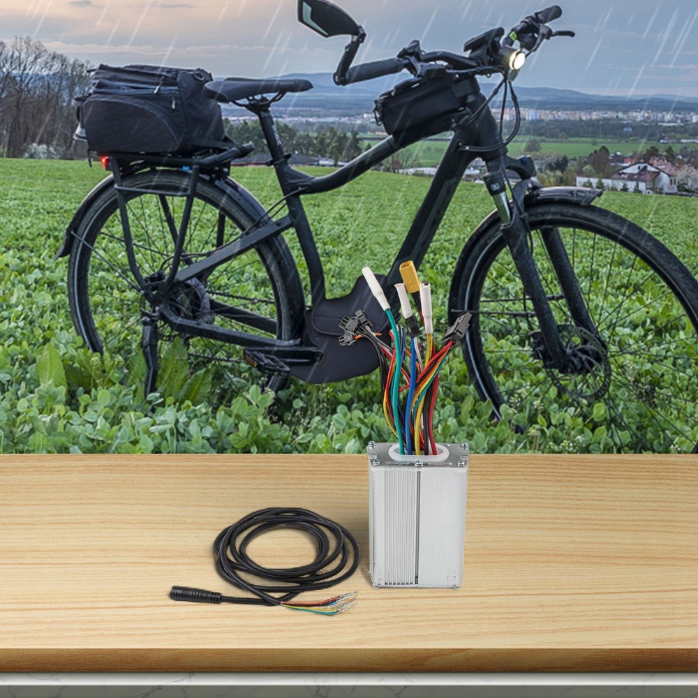 21A 48V Brushless Controller with Aluminium Alloy Shell and Adapter Cable