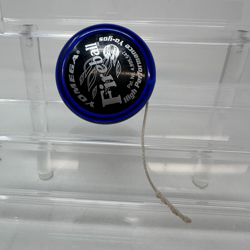 Yomega Fireball High Performance Yo Yo Blue Black Responsive Transaxle Toy