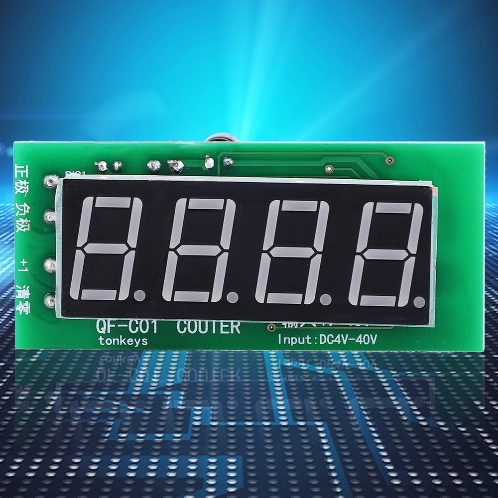 Counter Module High Quality 4 Digit Digital Display With Memory Function QF