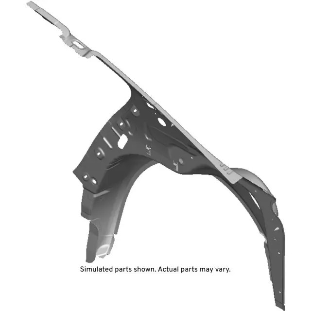 Genuine GM Passenger Side Inner Quarter Panel 23449442