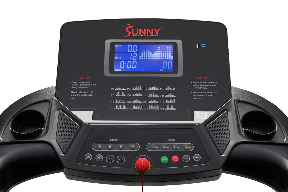New Bluetooth Shock Absorption Treadmill with Auto Incline Foldable Pulse Sensor