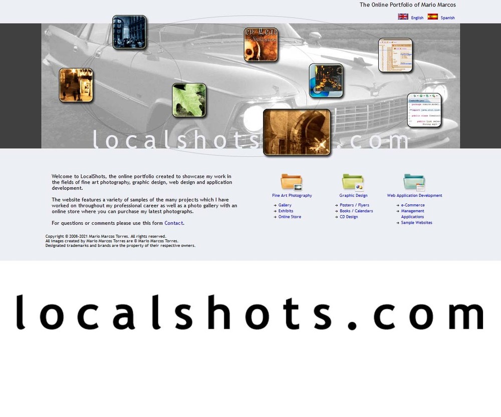 LocalShots.com - 2 word premium domain name & website source code for sale