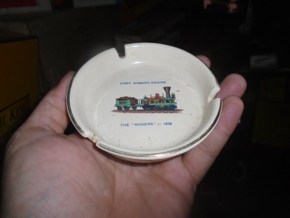 Vintage First Wabash Engine The "Rogers"  Ashtray