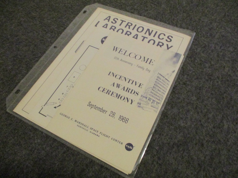 1968 NASA LOT MSFC 10TH ANNIV ASTRIONICS & MFG ENGINEERING LABORATORY PROGRAMS