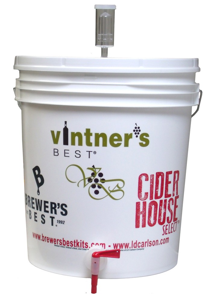 7.9 Gallon Fermenting Bucket with Spigot, Lid & Air Lock
