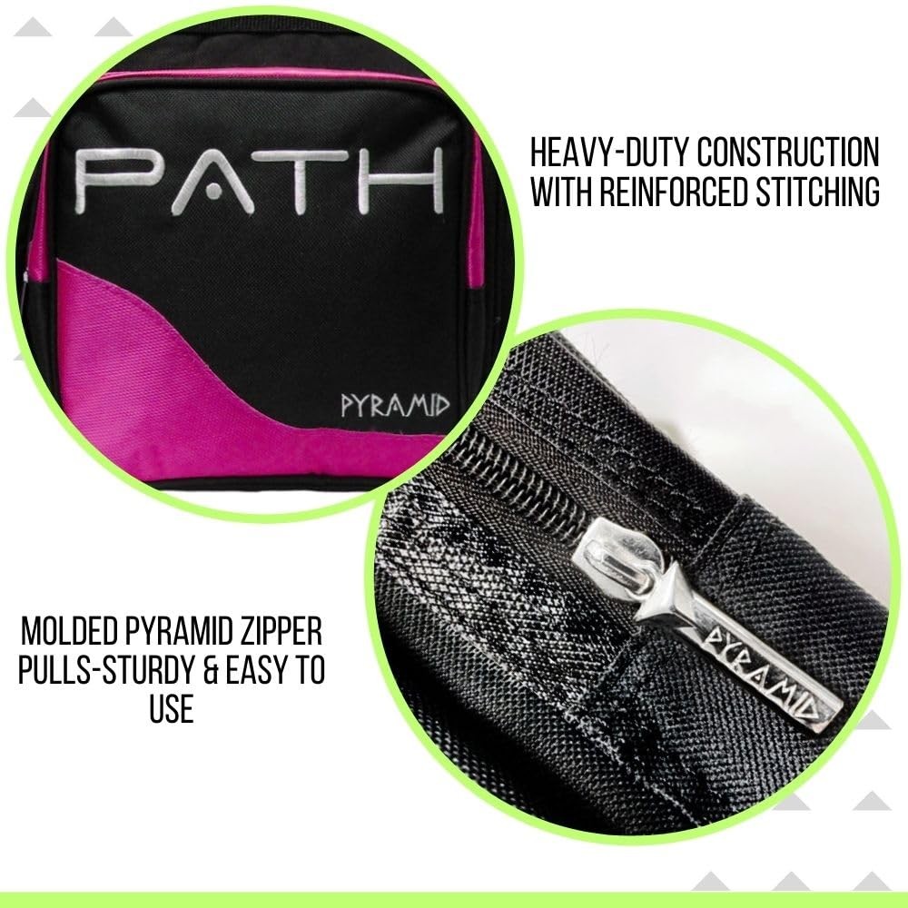 Path Deluxe Single Tote - Black/Hot Pink